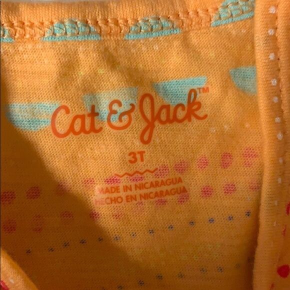 Cat & Jack Orange Tank Top - Picture 3 of 4